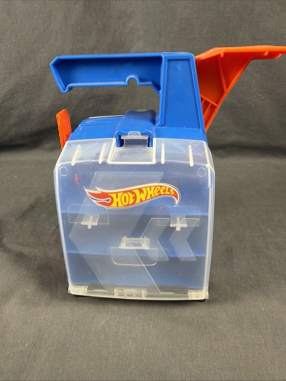 Hot Wheels Track Builder Display Launcher Carrying Case - Holds 6 Cars